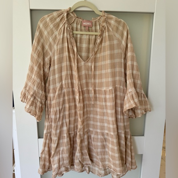 Show Me Your Mumu Women's Viola Plaid Print Mini Dress - Picture 3 of 7